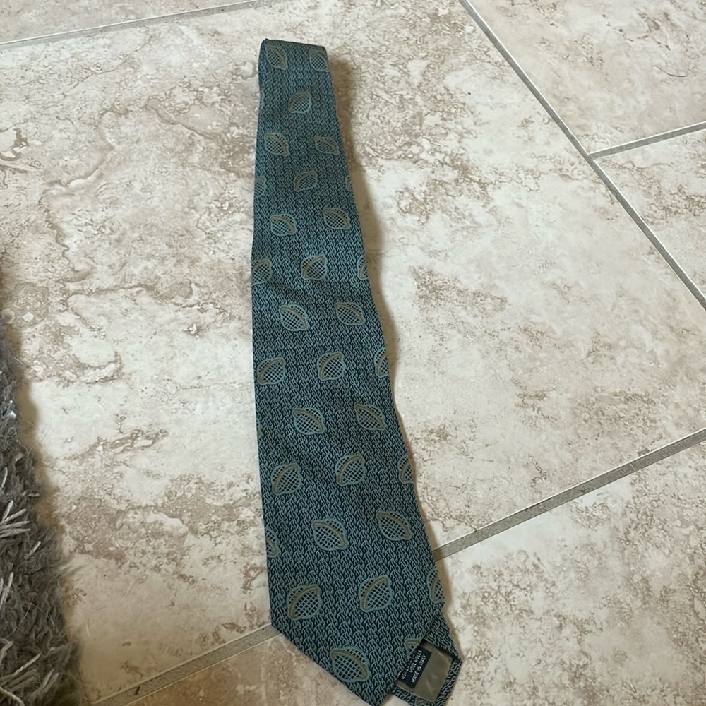 Emporio Armani silk and wool tie